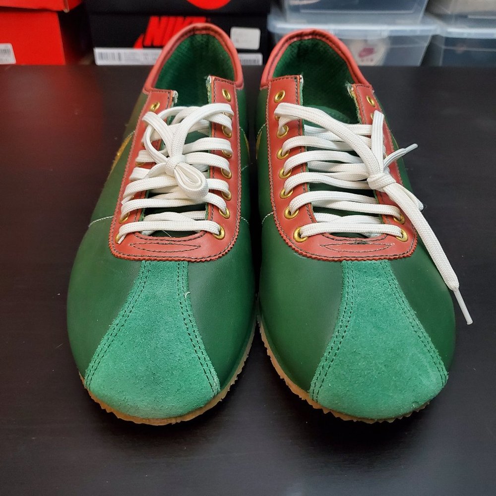 Men's Green & Brown Casual Lace-Up Shoes